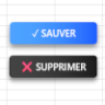Jolis boutons avec animation Appui pour Feuille Excel